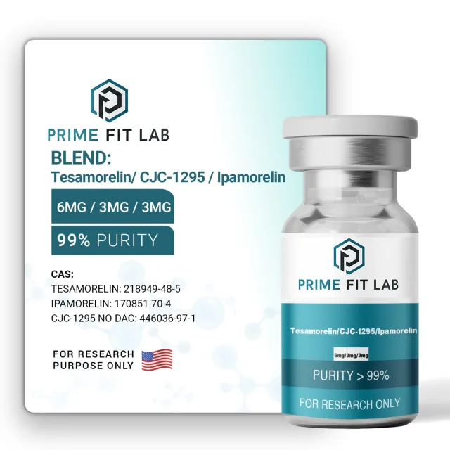 Blend: Tesamorelin (6mg) + CJC-1295 No DAC (3mg) + Ipamorelin (3mg) Gallery image 2