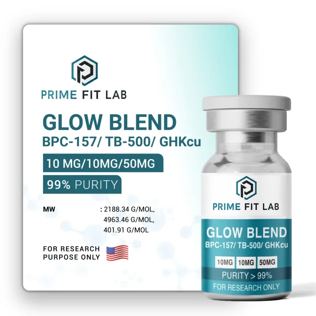 GLOW Blend Capsules - BPC-157 (500mcg) / TB-500 (500mcg) / GHKcu (2mg) Gallery image 2